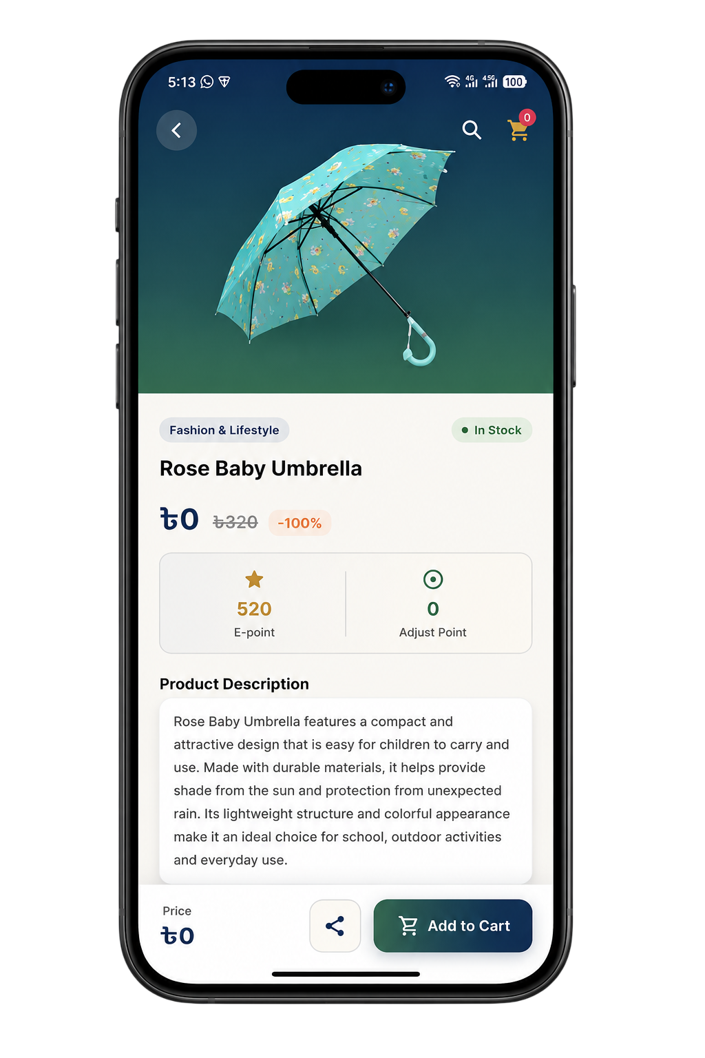 Ecommerce Screen